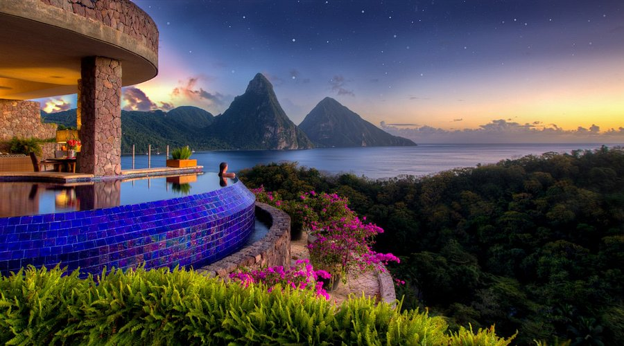 Review Jade Mountain St Lucia Resort Mewah Karibia
